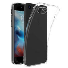Funda de teléfono transparente de TPU suave para Apple iPhone 11 Pro Max 12 Mini 11Pro XS X XR 8 Plus 7 SE 2020, funda de silicona transparente 2024 - compra barato