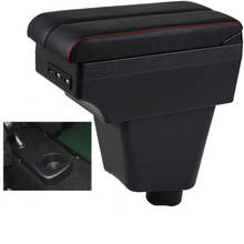 For Renault Clio 3 Captur Armrest box central Store content box with USB interface 2024 - buy cheap