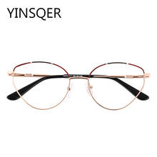 Cat Eye Women's Round Glasses Myopia Prescription Eyeglasses Frame For Women Decorative Eyewear Unusual Female Optical Frames 2024 - buy cheap