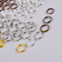 Acessórios para fazer joias de anéis divididos de salto duplo 2024 - compre barato