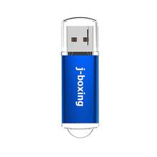 J-boxing USB Flash Drive 16GB Rectangle USB 2.0 Memory Stick Thumb Pendrives Enough Storage for PC Laptop Macbook Tablets Blue 2024 - buy cheap