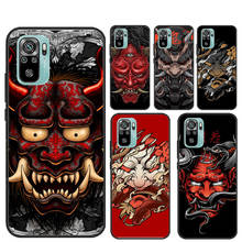 Японская Маска Hannya для Xiaomi Redmi Note 9 7 8 10 Pro Note 9S 8T, чехол для Redmi 9C 9 9T 6A 7A 8A 9A, чехол 2024 - купить недорого