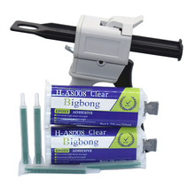 2pcs Transparent AB Glues 50ml 1:1 Epoxy Adhesives Glue with Glue Gun 50ml 1:1 Manual Caulking Gun and 4pcs Static Mixing Nozzle 2024 - buy cheap