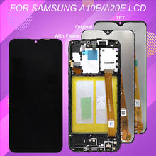 Catteny original a10e tela para samsung galaxy a202 lcd a20e display painel de toque digitador a202f assembléia com quadro 2024 - compre barato