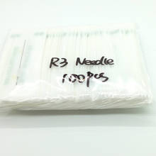 Hot Sale 100pcs R3 Needle Disposable Sterilized Professional Tattoo Needles 3RL for Tattoo Eyebrow Machine PMU Needles Round 3 2024 - buy cheap