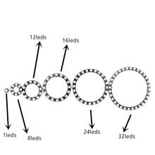 WS2812B RING SK6812 RING RGB RGBW RGBWW 2700-6500K STRIP RING 1 8 12 16 24 32 93 241 Bits LEDs with Integrated Module DC5V 2024 - buy cheap