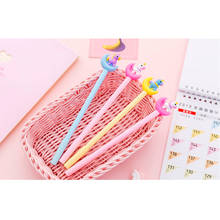 1pcs/lot Lovely cartoon dreamy girl moon unicorn Japanese gel pen 4 Colors School And Office Supplies 2024 - buy cheap