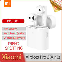 Xiaomi-auriculares Airdots Pro 2 Mi TWS, inalámbricos por Bluetooth, LHDC, Control de pulsación, micrófono Dual, ENC 2024 - compra barato