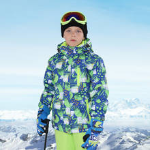 New Children's Ski Suit Brands Winter High Quality Children Windproof Waterproof Snowsuit Winter Boy Ski and Snowboard Jacket 2024 - buy cheap