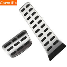 Carmilla Stainless Steel Car Pedals for Kia Sportage 3 R 2011 - 2015 Replacement Parts Gas Brake Pedal Cluth Pedal Cover 2024 - купить недорого