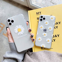 Cute Clear Daisy Phone Case For Huawei P40 P30 P20 Lite Mate 10 30 Pro 20 P smart Nova 5t For Honor 10 8X 9X Soft Cover 2024 - buy cheap