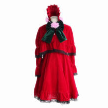 Disfraz de Anime de Rose Maiden para mujer, disfraz de fiesta de Shinku Lolita, para Halloween 2024 - compra barato