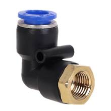 PLF Hose OD 4 6 8 10 12mm - Female Thread M5'' 1/8'' 1/4'' 3/8'' 1/2'' Pneumatic Elbow Connector Tube  Air Push In Fittings 2024 - buy cheap