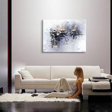 handmade oil painting on canvas modern 100% Best Art Abstract oil painting original directly from artis ups FEDEX ePacket 2024 - buy cheap