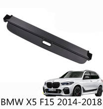 F15 Car Rear Trunk Security Shield Cargo Screen Shield shade Cover Fits For BMW X5 F15 2014 2015 2016 2017 2018 2024 - buy cheap