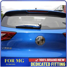 Ajuste para MG ZS 2018 2019, limpiaparabrisas de pantalla de ventana trasera de coche, cubierta de limpieza embellecedora, pegatina de limpiaparabrisas trasero ABS cromado 2024 - compra barato