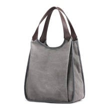 Fashion Women's Shoulder bags canvas Female Top-Handle Bags High Quality Purse Leisure Handbags Ladies Totes Sac A Mai New 2022 2024 - buy cheap