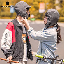 ROCKBROS-gorro de lana a prueba de viento para ciclismo, gorra de invierno para mantener el calor, esquí, orejera, unisex 2024 - compra barato