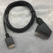 SCART кабель ТВ AV свинец реальный RGB Scart кабель заменить Соединительный кабель для Playstation PS2 PS3 Slim 2024 - купить недорого