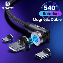 540 Rotation Magnetic Cable Micro USB Cable Type C Fast Charging Magnet Phone Charger For iPhone 11 12 Pro Max Samsung Xiaomi 2024 - buy cheap
