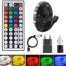 DC 5V USB LED Light Stripe RGB 5050 TV Backlight Waterproof 1M-5M RGB LED Tape 5V Strip Lights 44key Remote Control 2024 - buy cheap