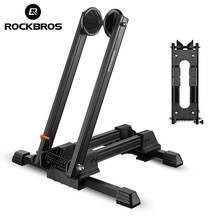 ROCKBROS Bicycle Parking Rack Aluminum Alloy Portable Double Rod Mountain Bike Maintenance Support Frame Folding Display Stand 2024 - buy cheap