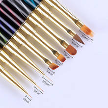 1Pc Nail Brush UV Gel Liner Painting Drawing Pen Gradient Brushes for UV Gel Building Rhinestone Handle  Nail Art Tools 2024 - buy cheap