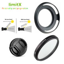 37mm UV Filter + Metal Lens Hood + Cap for Olympus OMD EM10 II III OM-D E-M10 Mark IV III II 4 3 2 Camera with 14-42mm Lenses 2024 - buy cheap