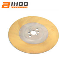 Disco de corte de hoja de sierra Circular HSS, 250-400mm, amarillo, para cortar acero duro y acero inoxidable, acero al carbono, cobre, hierro, 1 ud. 2024 - compra barato