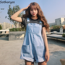 Rompers Women 2020 Summer Korean Style All-match Leisure Simple Daily Womens Clothing Female Trendy High Quality Loose Daily 2024 - buy cheap