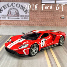Модель автомобиля из сплава Bburago 1:32 Foed GT Heritage Edition, коллекция раллийных автомобилей WRC, подарки, игрушка, специальный картонный пакет, новинка 2018 2024 - купить недорого