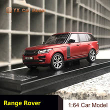 LCD model 1:64 2017 Land Rover Range Rover off-road vehicle SUV alloy car model car model with interior decoration 2024 - compre barato