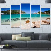 Impresiones de alta definición de isla del mar, lienzo, pintura de pared ilustración, póster, imágenes de paisaje Modular, decoración del hogar para el marco de la sala de estar 2024 - compra barato