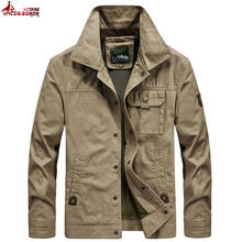 New Casual Jacket Men Spring Outerwear 100% cotton Windbreaker Cargo Coat Army Men's Pilot Flight Bomber Jackets Brand clothing 2024 - купить недорого