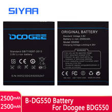 SIYAA Original Mobile Phone Battery B-DG550 DG550 For Doogee Dagger 550 Replacement Batteries 2600mAh High Capacity 2024 - buy cheap