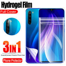 Película de hidrogel esmerilada 3 en 1 para Xiaomi Redmi Note 8, película protectora de pantalla de lente de cámara para Redmy Redmi Note 8, Note 8, no cristal 2024 - compra barato