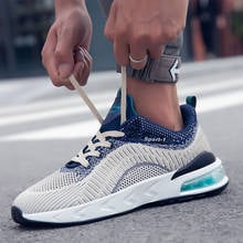 Men Sneakers 2021 Air Cushion Running Shoes Mesh Breathable Jogging Athletic Shoes Outdoor Light Lace Up Training Footwear Big 2024 - buy cheap