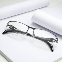 Pure Titanium Optical Eyeglasses Frame Men Square Half Frame Myopia Prescription Glasses Frame Male Luxury Brand Eyewear 2024 - buy cheap