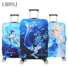 Elasticity Mermaid pattern Luggage Protective Covers Luggage Cover Suitable for 18-32 inches Suitcase Case Travel accessories 2024 - buy cheap