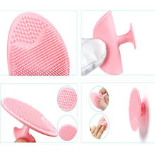 6 Color Silicone Face Brush Shampoo Round Clean Pore Dead Skin Facial Bath Brush Massager Exfoliating Skin Washing Pad Adult Kid 2024 - buy cheap