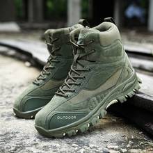 Men Hiking Shoes Waterproof Male Outdoor Travel Trekking Shoes Leather Climbing Mountain Shoes Hiking Hunting Boots Sneakers Man 2024 - buy cheap