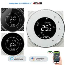 Ue app casa inteligente rtu modbus termostato wifi para aquecimento de refrigeração controlador temperatura central ar condicionado 2024 - compre barato