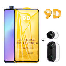 Vidro temperado 2 em 1 para xiaomi mi 9 t, vidro protetor 9d com cobertura total para xiaomi mi 9 t, 9 t, 9 t pro, 9 t pro, vidro protetor para câmera 2024 - compre barato