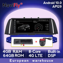 4G LTE 4+64G Android 10.0 Car radio multimedia player for BMW Series 5 F10 F11 CIC NBT Car GPS Navigation Head unit Camera DVR 2024 - buy cheap