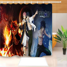 High Quality Anime Fairy Tail 3D Printed Shower Curtains Bath Products Bathroom Decor with Hooks Waterproof  03 2024 - buy cheap