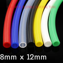 Colorful Flexible Silicone Tube ID 8mm x 12mm OD Food Grade Non-toxic Drink Water Rubber Hose Milk Beer Soft Pipe Connector 2024 - buy cheap