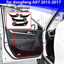 Door Inside Guard Accessories Protective Mat Protection Carpet Car Door Anti Kick Pad Sticker for dongfeng AX7 2015-2017 2024 - buy cheap