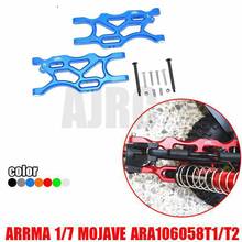 ARRMA-1/7 4WD MOJAVE 6S-ARA106058T1/T2 Aluminum alloy rear hem arm lower swing arm-A arm ARA330607 2024 - buy cheap
