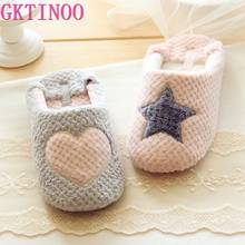 Women Home Slippers Warm Winter Cute Indoor House Shoes Bedroom Room For Guests Adults Girls Ladies Pink Soft Bottom Flats 2024 - buy cheap
