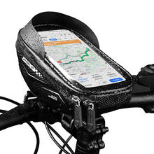 Capa protetora para guidão de bicicleta, bolsa de armazenamento para celular touch screen mtb impermeável 2024 - compre barato